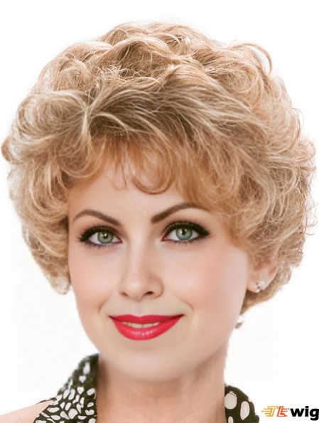 8 inch Capless Curly Short Classic Ladies Wig
