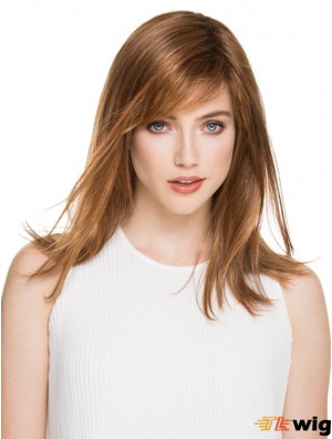 Great Brown Straight Layered Monofilament Long Wigs