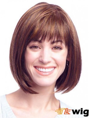 Lace Front Chin Length Straight Auburn Amazing Bob Wigs