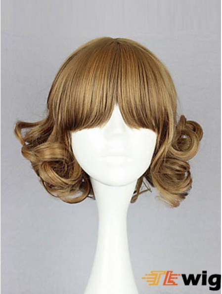 Capless Chin Length Wavy Blonde Amazing Bob Wigs