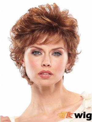 Short Wavy Capless Wigs For Women