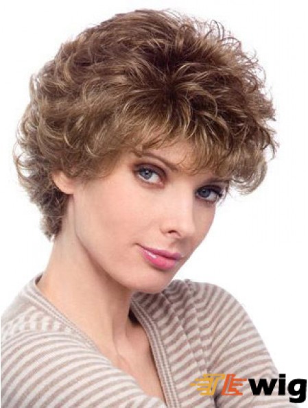 Layered Short Auburn UK Wigs