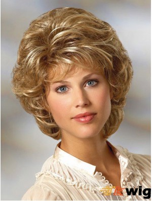Curly Synthetic Wigs Classic Chin Length