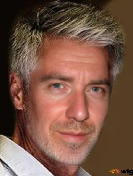 Straight Remy Human Hair Wigs For Men