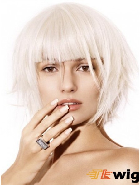 Capless Bobs Short Straight 10 inch Suitable Fashion Wigs