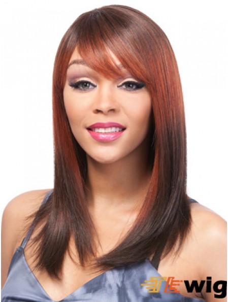 16 inch Ombre/2 Tone Lace Front Wigs For Black Women