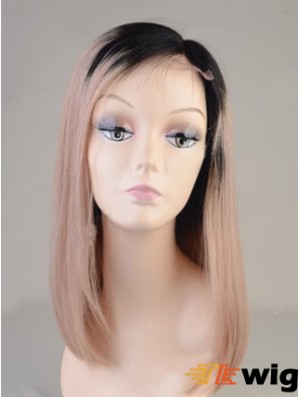 Long Straight Without Bangs Full Lace 14 inch Best Black Women Wigs