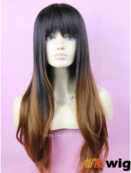 Fashion 24 inch Long Wavy Wigs For Black Women