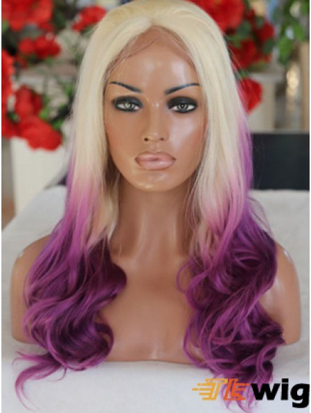 Flexibility 24 inch Long Wavy Wigs For Black Women
