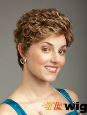 Wavy Blonde Fabulous Cropped Classic Wigs