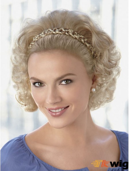 Half Weave With Capless Synthetic Wavy Style Chin Length