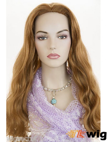Long Wavy Auburn Great Synthetic Half Wigs