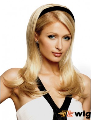 Great Blonde Synthetic Straight Hair Falls