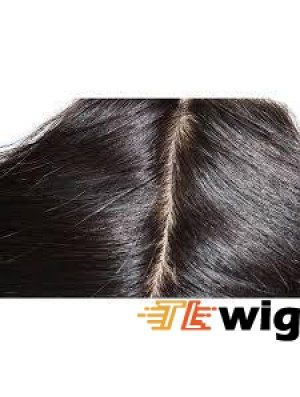 Soft Black Long Straight Lace Closures