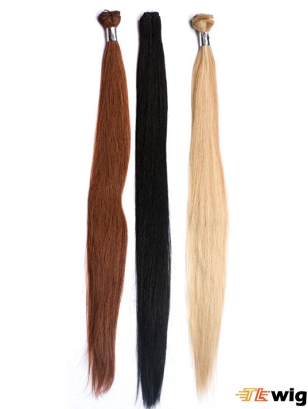 Straight Remy Human Hair Auburn Hairstyles Weft Extensions