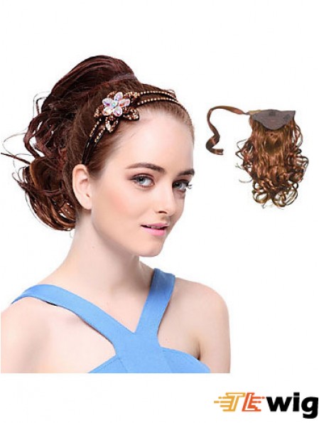 Cheapest Wavy Auburn Ponytails