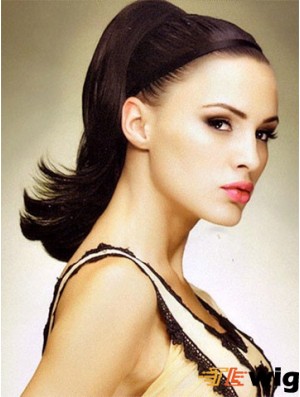 No-Fuss Auburn Straight Synthetic Clip In Hairpieces