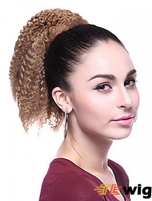Ideal Curly Blonde Ponytails