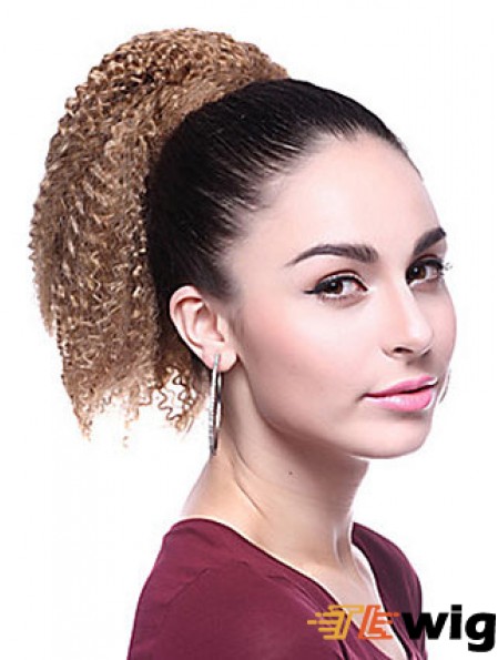 Ideal Curly Blonde Ponytails