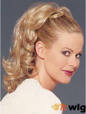 Great Curly Blonde Ponytails