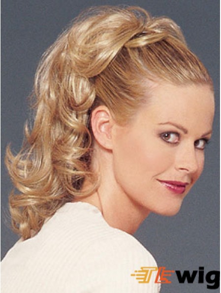 Great Curly Blonde Ponytails