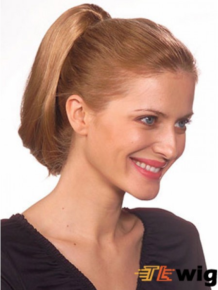Fashionable Straight Brown Ponytails